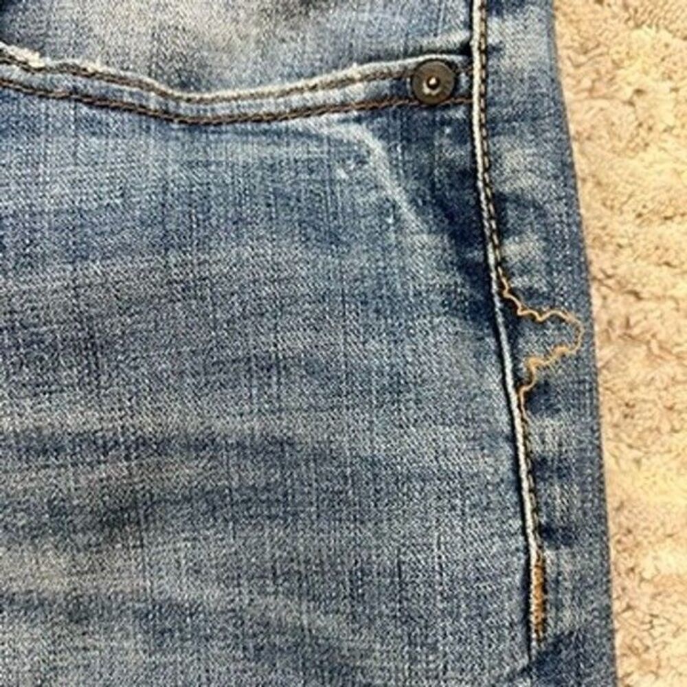 American Eagle Slim Fit Blue Denim Extreme Flex 4 Straight Leg Jeans Mens 32x32 - Picture 9 of 16